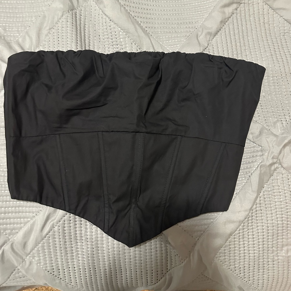 Princess Polly Black Strapless Top